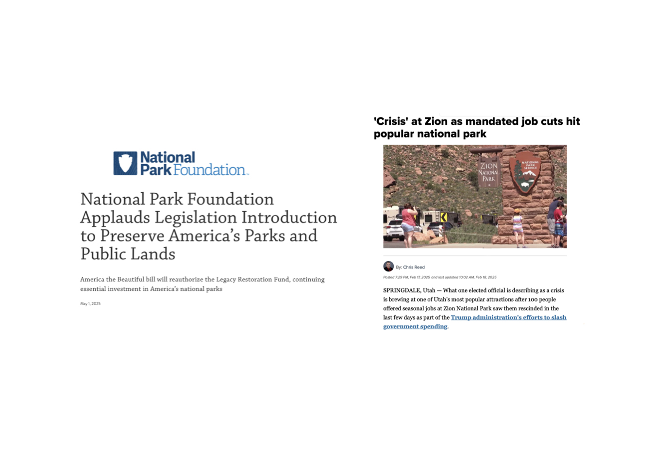 NATIONAL PARK FOUNDATION REMOVE FROM MAILING LIST visual data 8